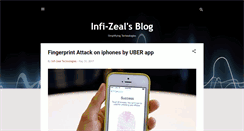 Desktop Screenshot of blog.infizeal.com